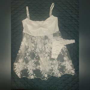 Babydoll Lingerie - White